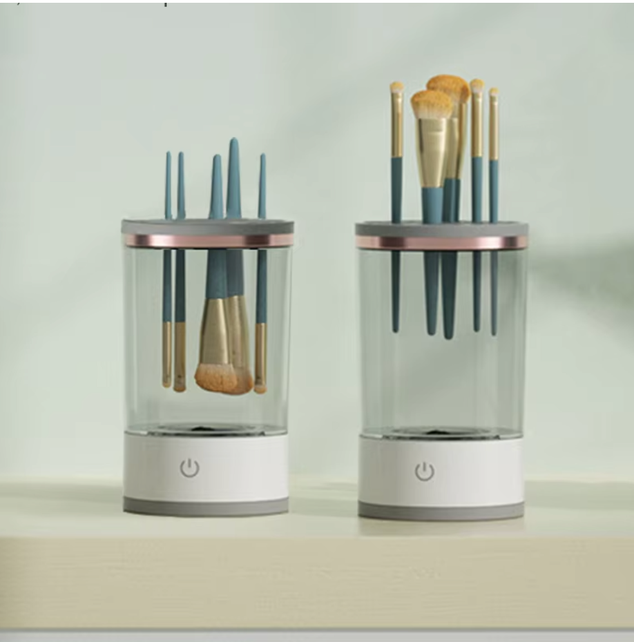 GlamSpin Makeup Brush Cleaner – 3-in-1 Electric Kit