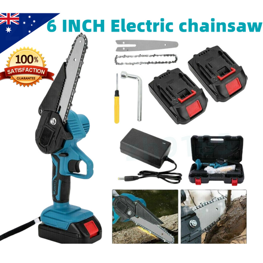 Cordless Electric Chainsaw (2 FREE Batteries) – Reinvented Edition